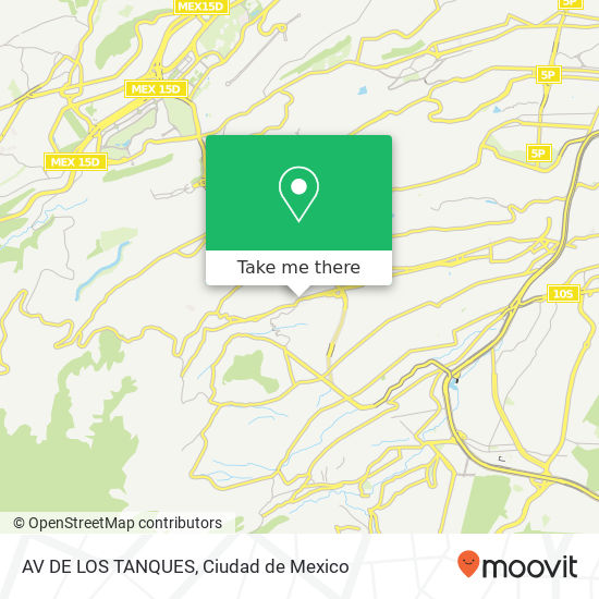 AV  DE LOS TANQUES map