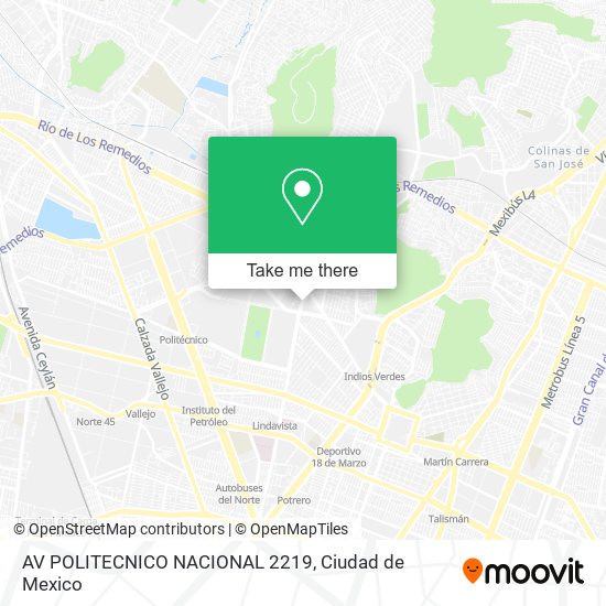 AV POLITECNICO NACIONAL  2219 map