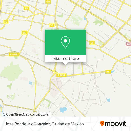 Mapa de Jose Rodriguez Gonzalez
