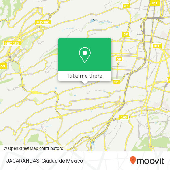 JACARANDAS map