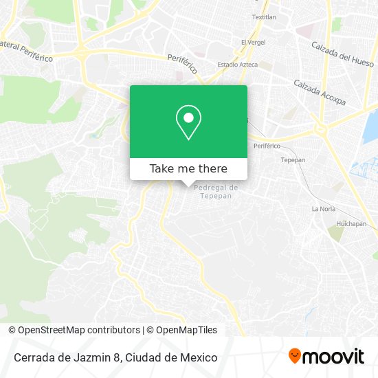 Cerrada de Jazmin 8 map