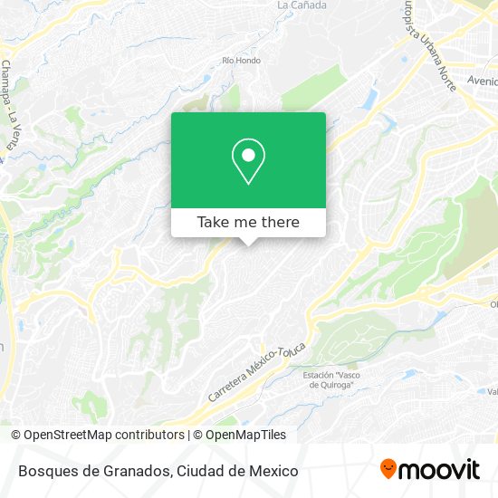 Bosques de Granados map