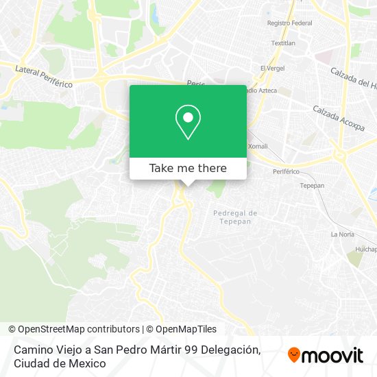 Camino Viejo a San Pedro Mártir   99  Delegación map