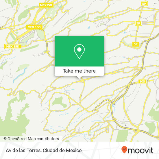 Av  de las Torres map