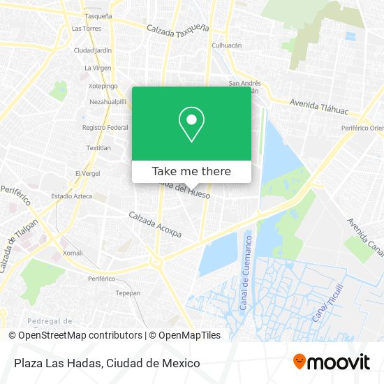 Plaza Las Hadas map