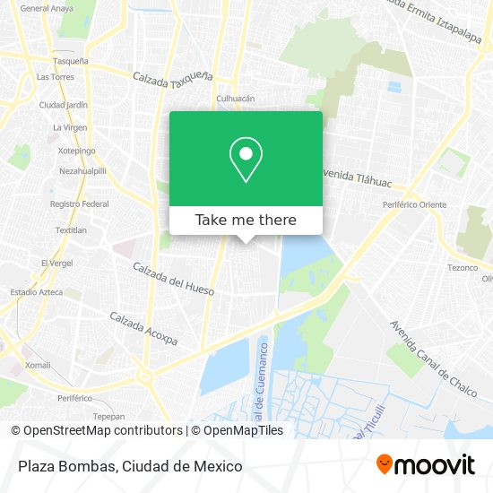 Plaza Bombas map