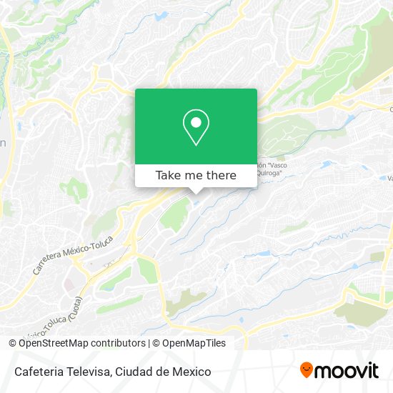 Cafeteria Televisa map