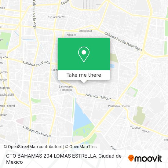 Mapa de CTO  BAHAMAS 204  LOMAS ESTRELLA
