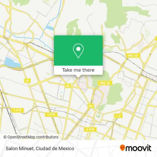 Mapa de Salon Minuet