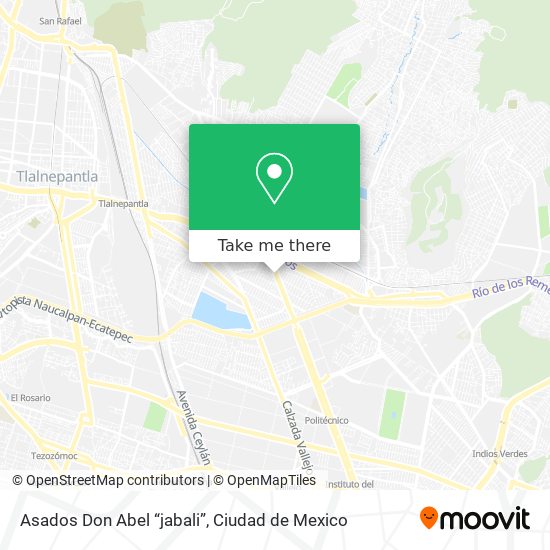 Asados Don Abel “jabali” map