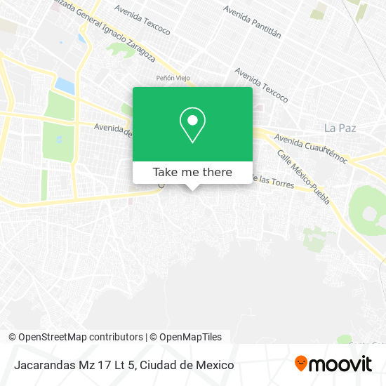 Jacarandas Mz 17  Lt 5 map