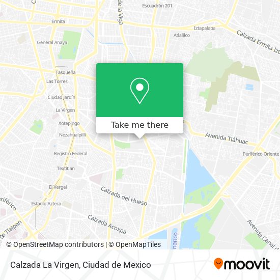 Calzada La Virgen map