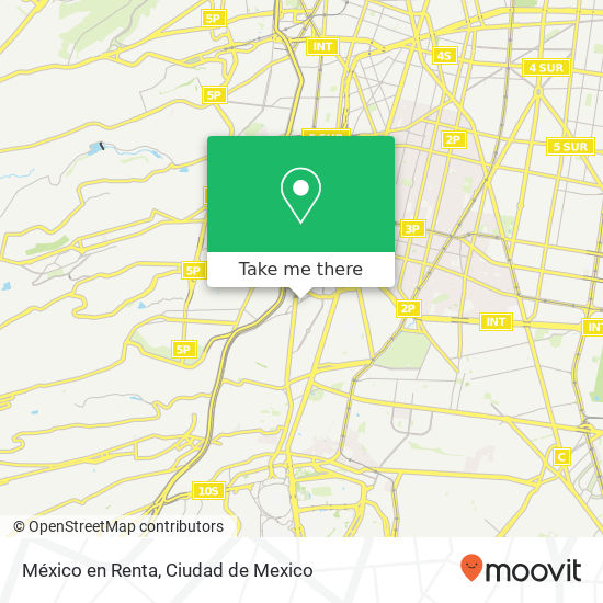 México en Renta map