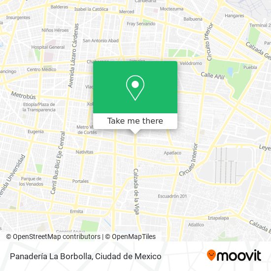 Panadería La Borbolla map