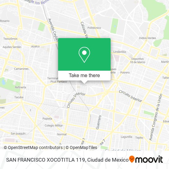 Mapa de SAN FRANCISCO XOCOTITLA   119