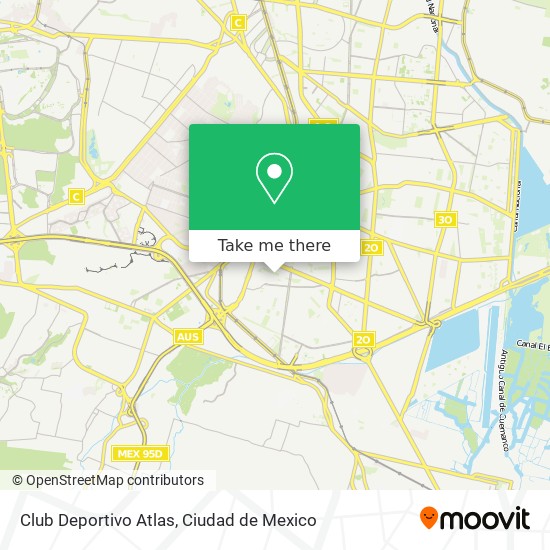 Club Deportivo Atlas map