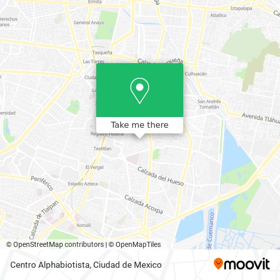 Centro Alphabiotista map