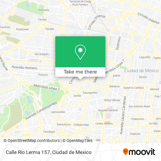 Calle Río Lerma 157 map