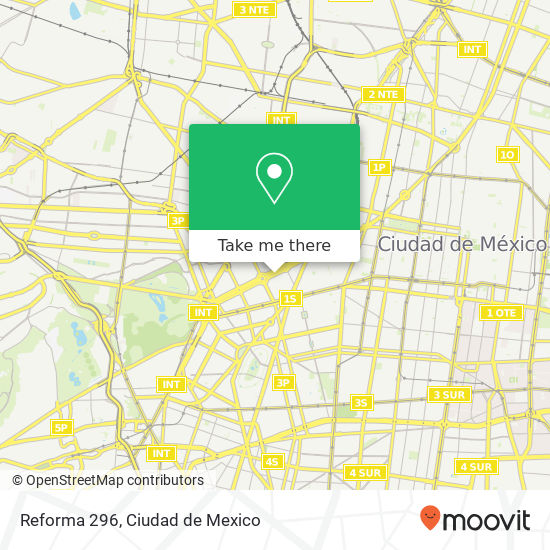 Reforma 296 map