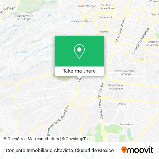 Conjunto Inmobiliario Altavista map