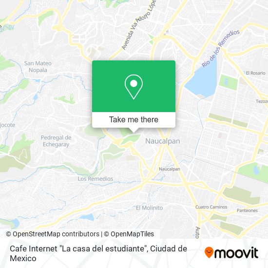 Cafe Internet  "La casa del estudiante" map