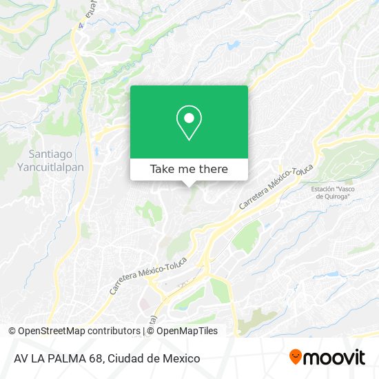 Mapa de AV  LA PALMA  68