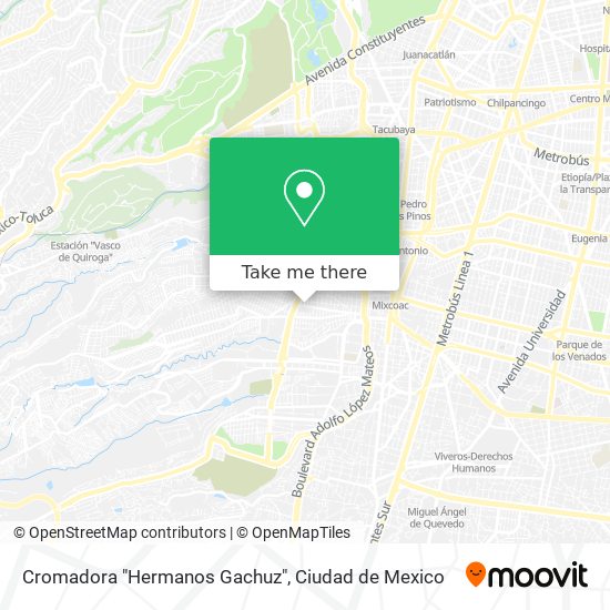 Cromadora "Hermanos Gachuz" map