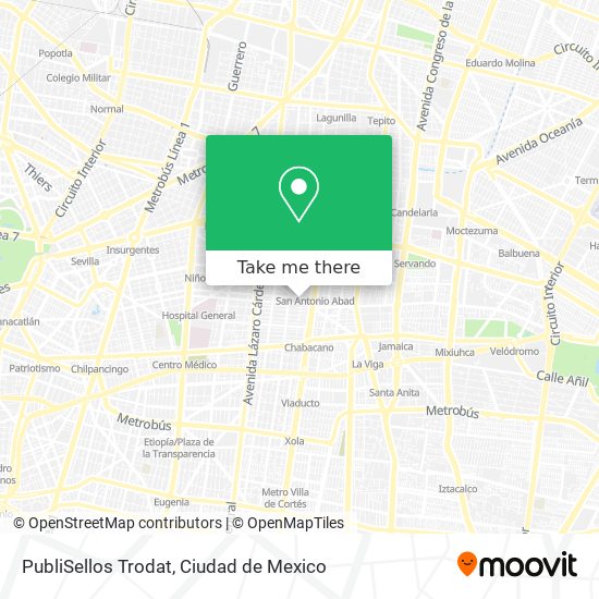 Mapa de PubliSellos Trodat