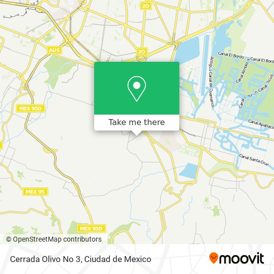 Cerrada Olivo No  3 map