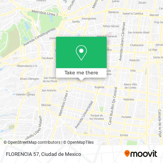 Mapa de FLORENCIA 57