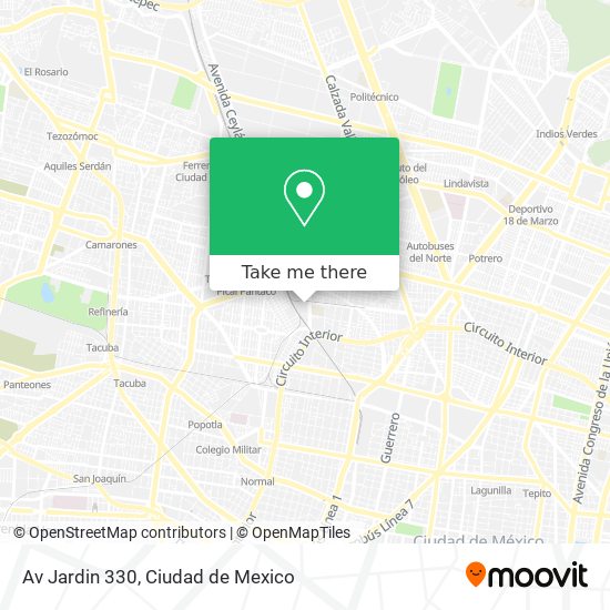 Mapa de Av Jardin 330
