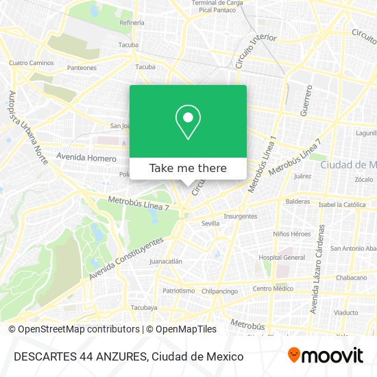 Mapa de DESCARTES 44 ANZURES