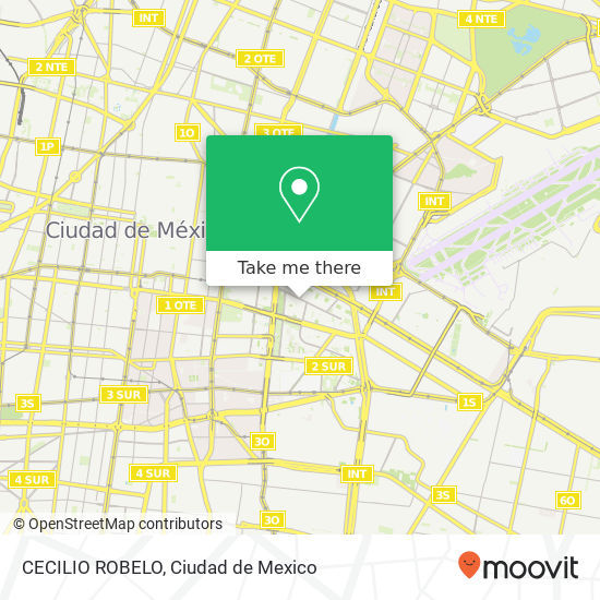 CECILIO ROBELO map