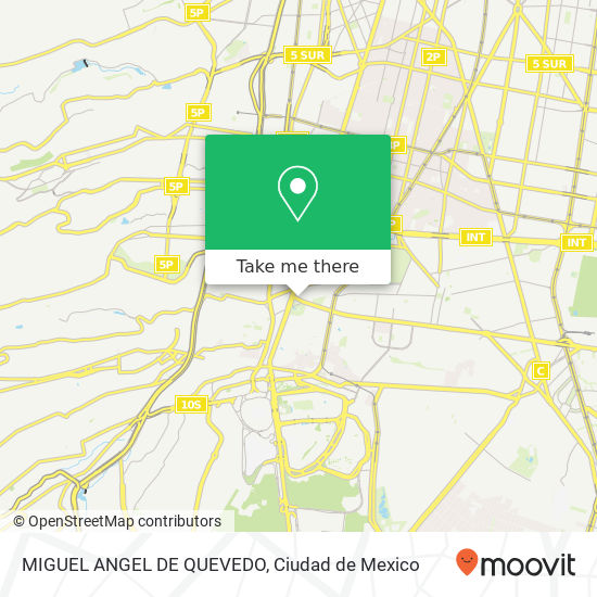 Mapa de MIGUEL ANGEL DE QUEVEDO