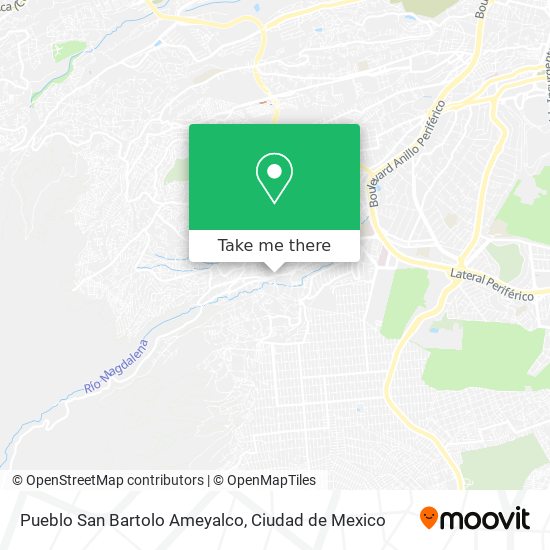 Pueblo San Bartolo Ameyalco map