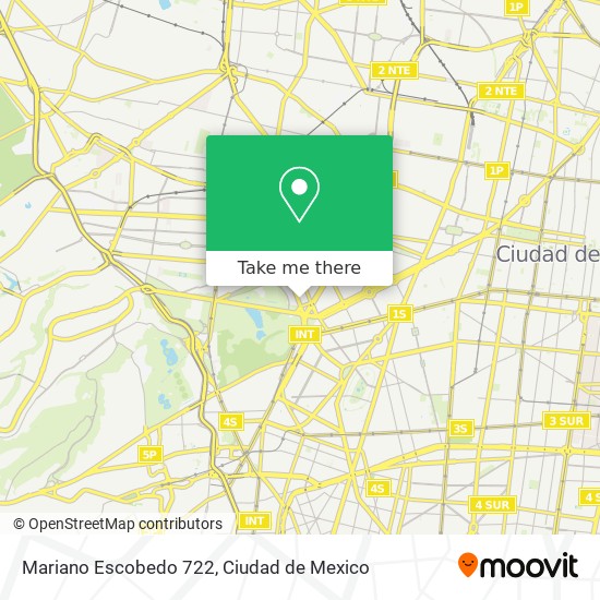 Mariano Escobedo 722 map