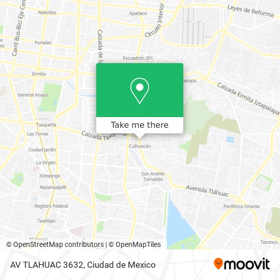 AV TLAHUAC 3632 map