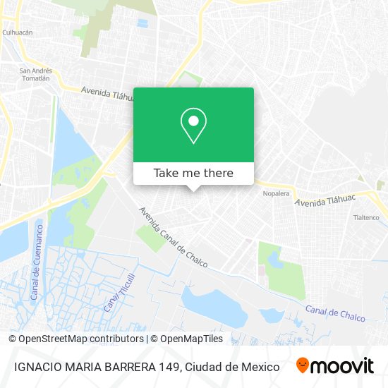 Mapa de IGNACIO MARIA BARRERA 149