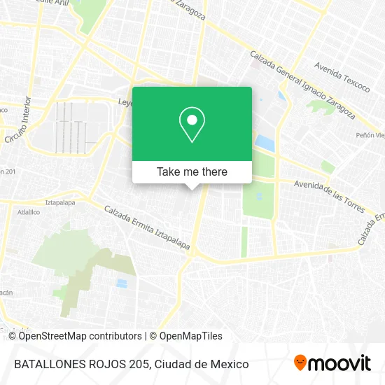 Mapa de BATALLONES ROJOS 205