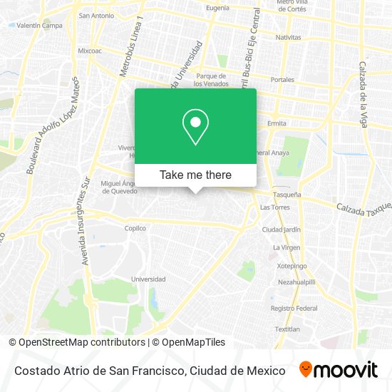 Costado Atrio de San Francisco map