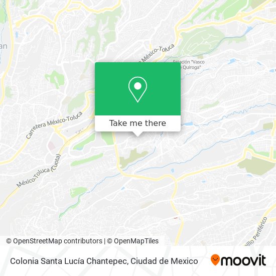 Colonia Santa Lucía Chantepec map