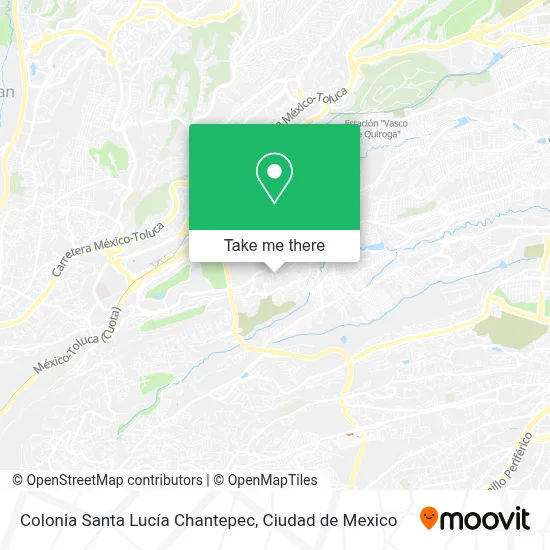 Colonia Santa Lucía Chantepec map