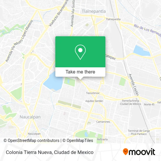 Mapa de Colonia Tierra Nueva