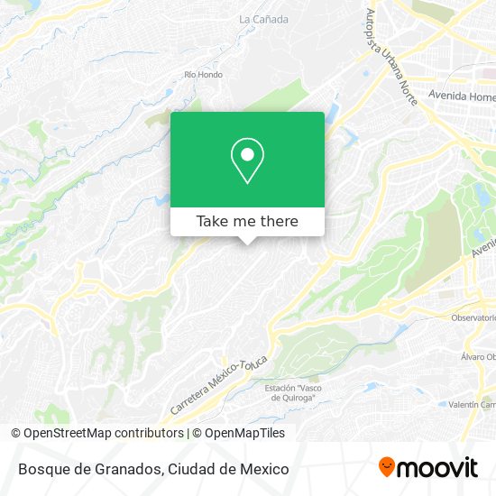 Bosque de Granados map