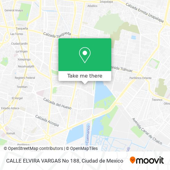 CALLE ELVIRA VARGAS No 188 map