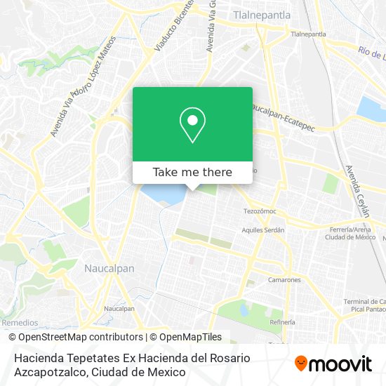 Hacienda Tepetates  Ex Hacienda del Rosario  Azcapotzalco map