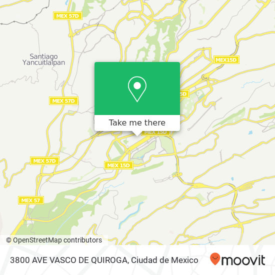3800 AVE  VASCO DE QUIROGA map