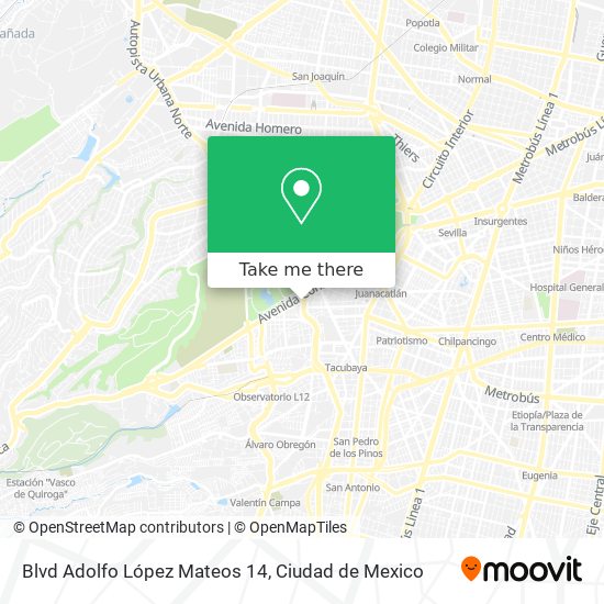 Blvd  Adolfo López Mateos 14 map