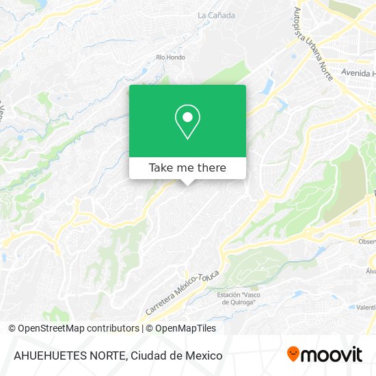 Mapa de AHUEHUETES NORTE