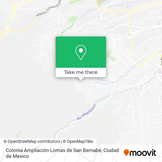 Colonia Ampliación Lomas de San Bernabé map